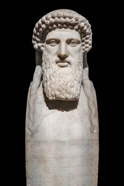 Bust Hermes Copy Hermes Alchemene Століття Нашої Ери Pergamon Стамбульський — стокове фото