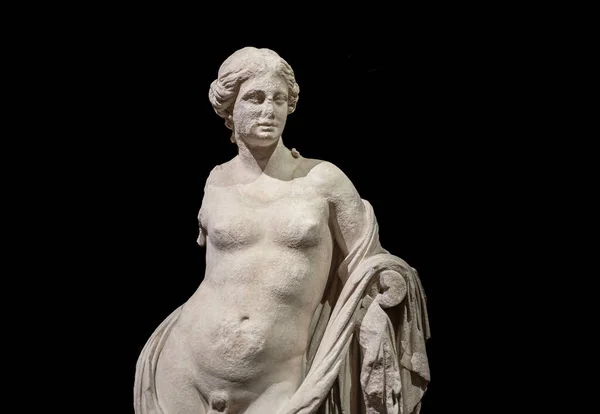Staty Hermaphrodite Hermaphroditus Århundradet Från Pergamon Istanbuls Arkeologiska Museum — Stockfoto