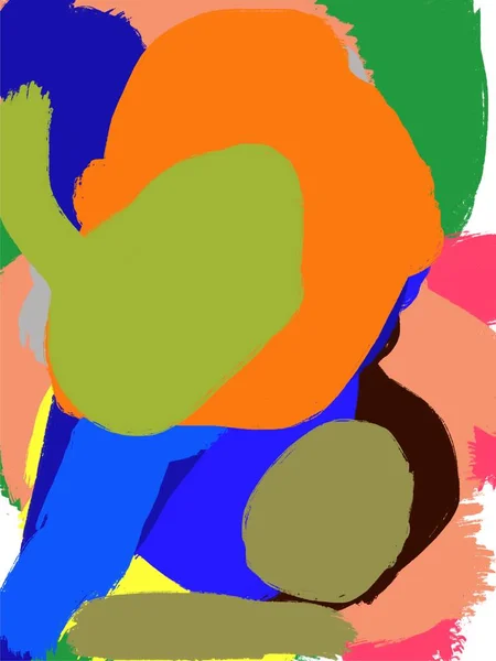 Sfondo Con Macchie Multicolori — Foto Stock