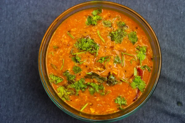 Dal Curry Masoor Dal Curry Stock Images — Stockfoto