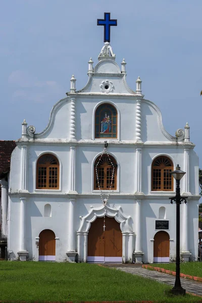Portuguese Colonial Church Our Lady Hope Vypeen Island Kochi Kerala — 스톡 사진