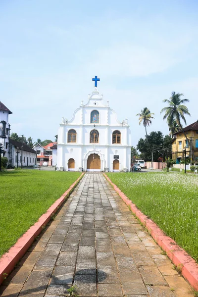 Portuguese Colonial Church Our Lady Hope Vypeen Island Kochi Kerala — Stockfoto