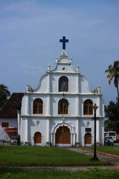 Portuguese Colonial Church Our Lady Hope Vypeen Island Kochi Kerala — Stockfoto