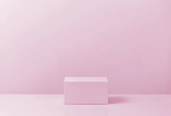 Розовый Подиум Показа Продукции — стоковое фото