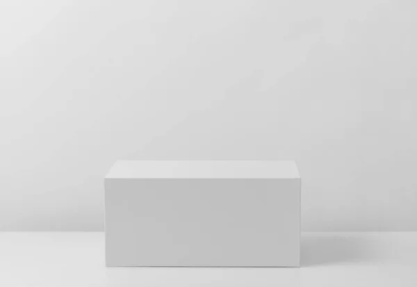 Pódio Branco Para Exibição Produto — Fotografia de Stock