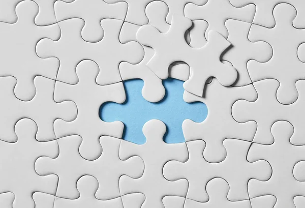 Puzzel Achtergrond Van Boven — Stockfoto