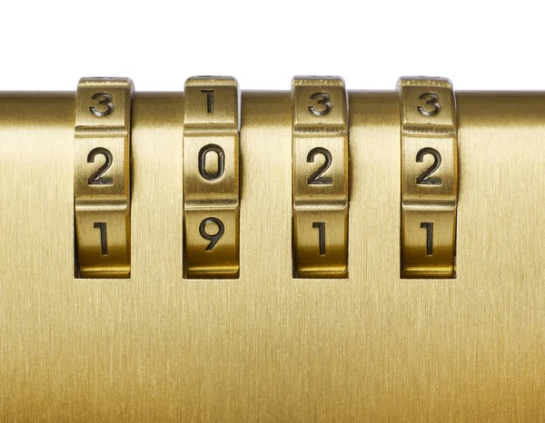 Cipher Padlock 2016 Numbers — Stock Photo, Image
