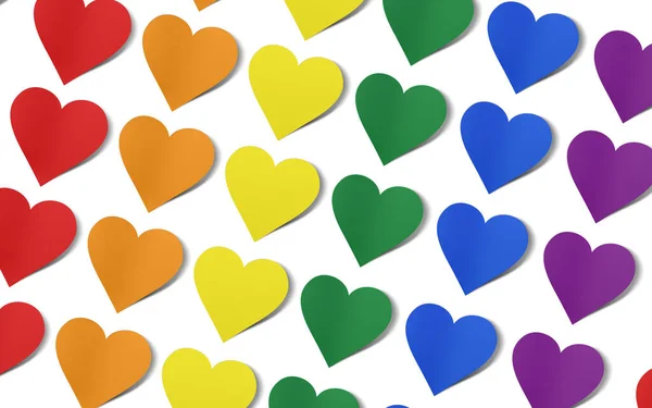 Rainbow Pride Flag Lgbt Movement — Stock Photo, Image