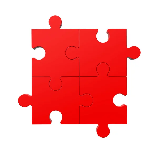 Puzzelcompositie Wit — Stockfoto