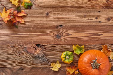 kabaklar ahşap arkaplanda