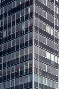 Residential complex. Business class apartments with a bright and colorful facade. Modern architecture. The facade of the house.