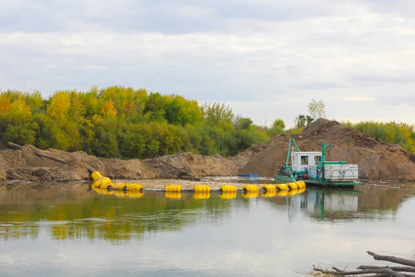 Profundización Del Río Ishim Norte Kazajstán —  Fotos de Stock