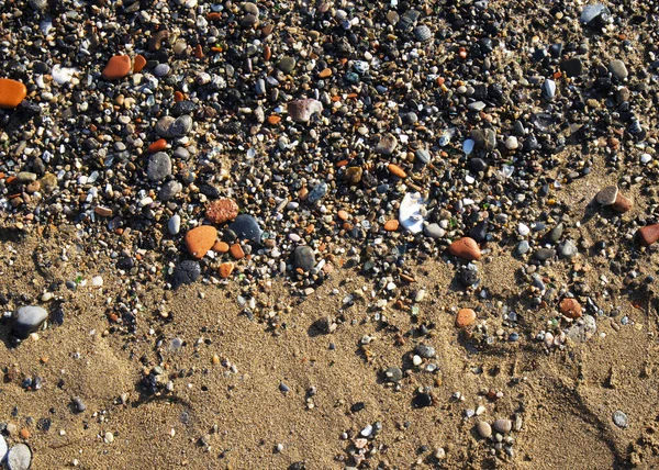 Sahilde kayalar ve su