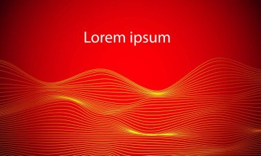 Soyut dalga arka plan vektör tasarımı