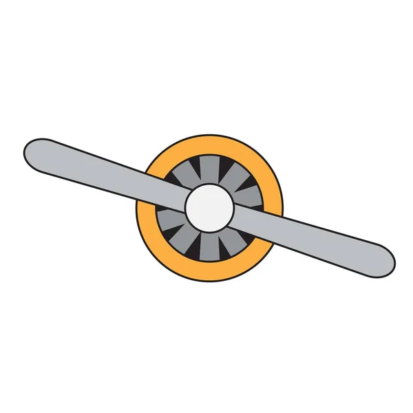 Propeller Engine Icon Vector Design — Stock Vector