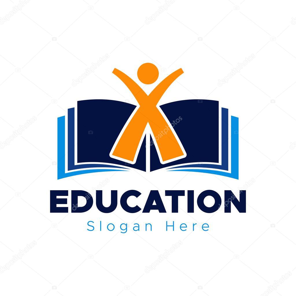 Education logo template vector design