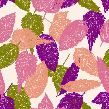 Çeşitli sonbahar yapraklarının kusursuz arkaplanı