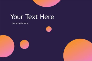 Mavi arka planda katman dairesi. İçerik yerleştirmek için boş alanı olan şablon için uygun