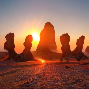 Sihirli peyzajlar, 3 boyutlu canlandırma tekniğiyle yapılır.