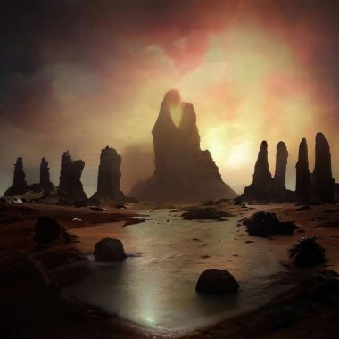 Sihirli peyzajlar, 3 boyutlu canlandırma tekniğiyle yapılır.