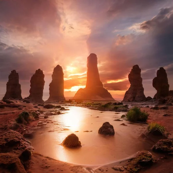 Sihirli peyzajlar, 3 boyutlu canlandırma tekniğiyle yapılır.