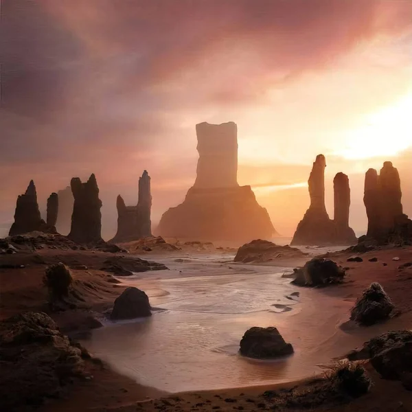 Sihirli peyzajlar, 3 boyutlu canlandırma tekniğiyle yapılır.