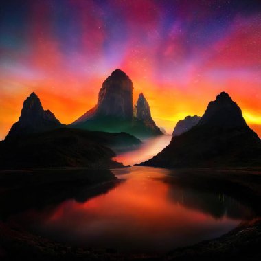 Sihirli peyzajlar, 3 boyutlu canlandırma tekniğiyle yapılır.