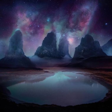 Sihirli peyzajlar, 3 boyutlu canlandırma tekniğiyle yapılır.