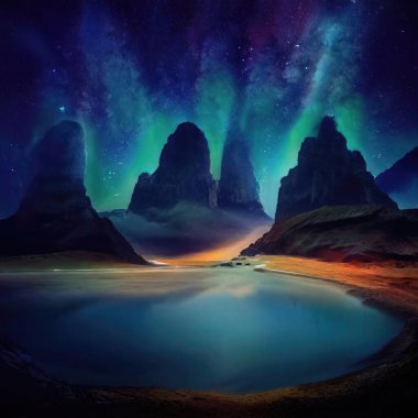 Sihirli peyzajlar, 3 boyutlu canlandırma tekniğiyle yapılır.