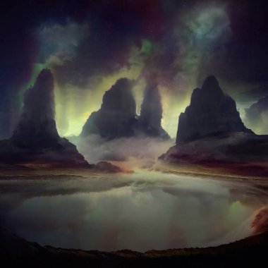 Sihirli peyzajlar, 3 boyutlu canlandırma tekniğiyle yapılır.