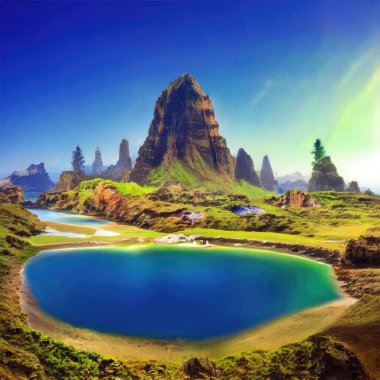 Sihirli peyzajlar, 3 boyutlu canlandırma tekniğiyle yapılır.