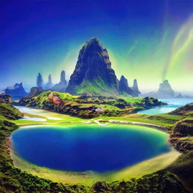 Sihirli peyzajlar, 3 boyutlu canlandırma tekniğiyle yapılır.