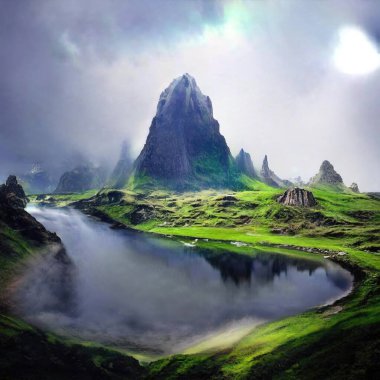 Sihirli peyzajlar, 3 boyutlu canlandırma tekniğiyle yapılır.