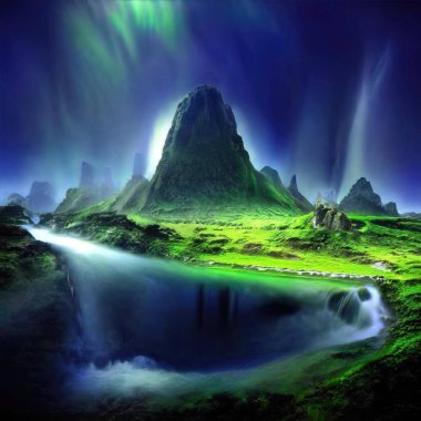 Sihirli peyzajlar, 3 boyutlu canlandırma tekniğiyle yapılır.