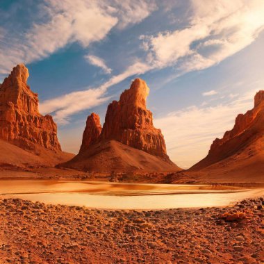 Sihirli peyzajlar, 3 boyutlu canlandırma tekniğiyle yapılır.