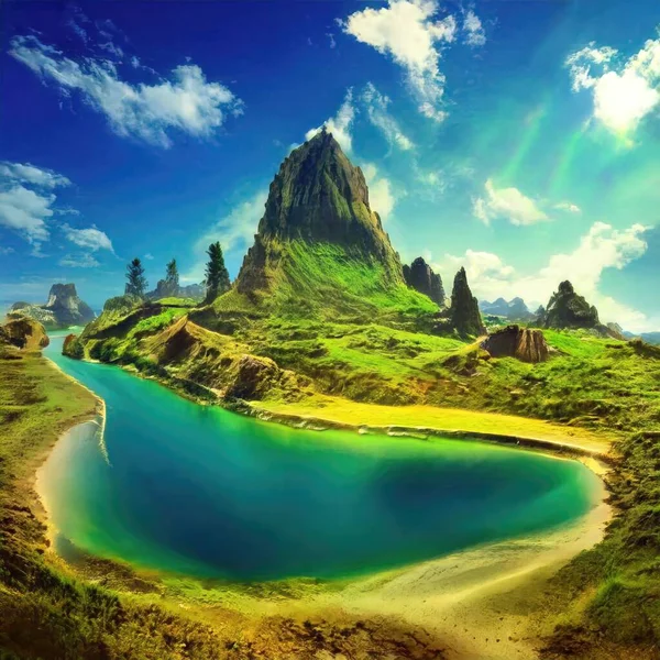 Sihirli peyzajlar, 3 boyutlu canlandırma tekniğiyle yapılır.