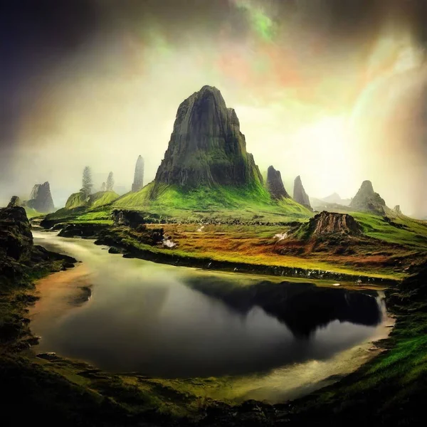 Sihirli peyzajlar, 3 boyutlu canlandırma tekniğiyle yapılır.