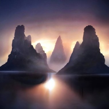 Sihirli peyzajlar, 3 boyutlu canlandırma tekniğiyle yapılır.