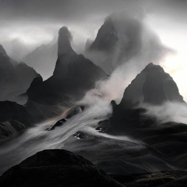 Sihirli peyzajlar, 3 boyutlu canlandırma tekniğiyle yapılır.