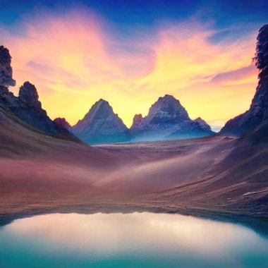 Sihirli peyzajlar, 3 boyutlu canlandırma tekniğiyle yapılır.