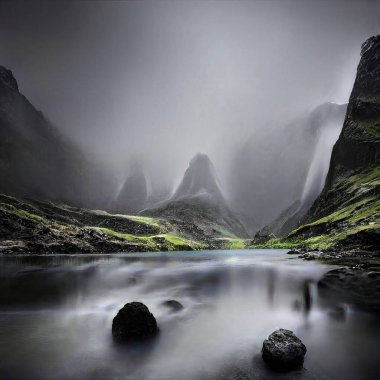 Sihirli peyzajlar, 3 boyutlu canlandırma tekniğiyle yapılır.