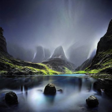 Sihirli peyzajlar, 3 boyutlu canlandırma tekniğiyle yapılır.