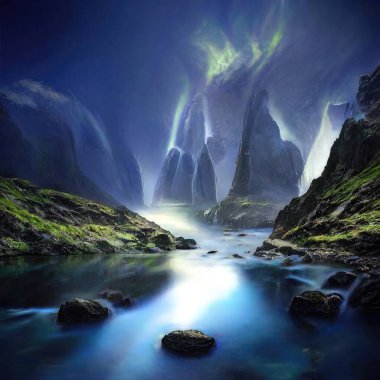 Sihirli peyzajlar, 3 boyutlu canlandırma tekniğiyle yapılır.