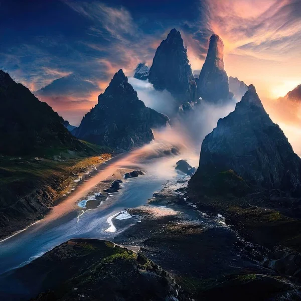 Sihirli peyzajlar, 3 boyutlu canlandırma tekniğiyle yapılır.