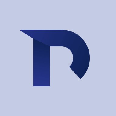 Baş harfi D ve R olan bir logo, basit, temiz ve düz, minimalist. bu logo veya simge herhangi bir iş için uygun.