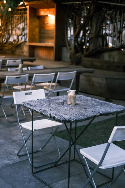 Пустой Столик Ресторане — стоковое фото