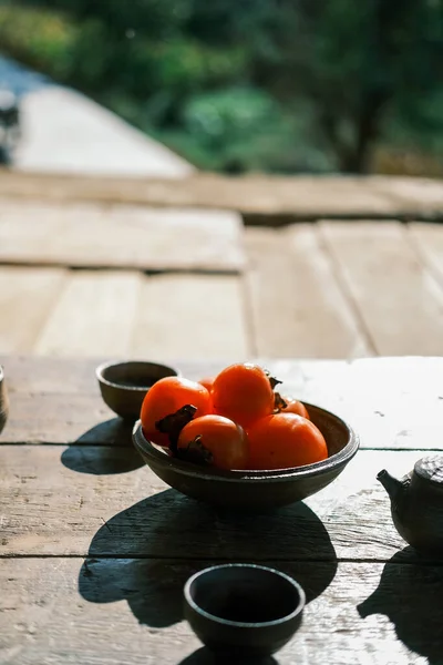 Les Tomates Sur Assiette — Photo