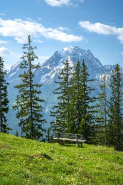 Watzmann, Ramsau, Berchtesgaden, Bavyera, Almanya manzaralı güzel bir yer.