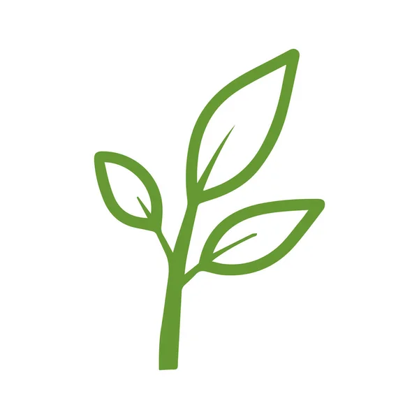 Vector Van Het Logo Van Natuurecologie Element Van Groene Bladeren — Stockvector