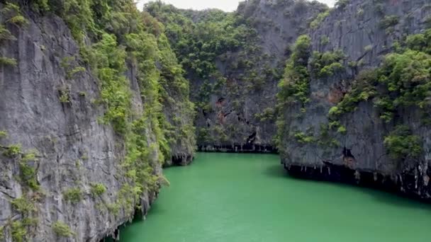 Skály Hory Provincie Phang Nga Thajsku — Stock video